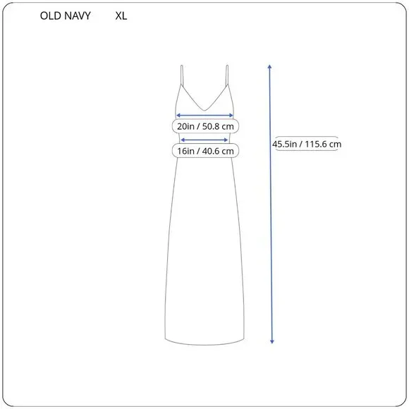 Old Navy Women Dress Extra Large XL Slip Black White Geometric GEO65XE - Picture 2 of 12